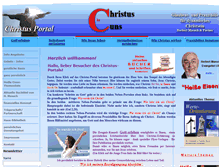 Tablet Screenshot of christus-portal.de